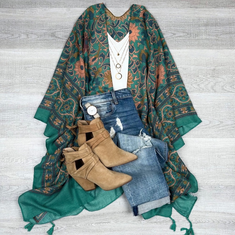 Morocco Kimono | EMERALD